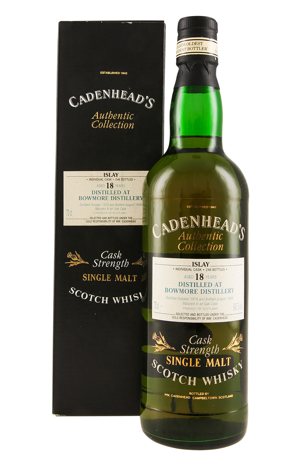 Bowmore 18 Year Old Cadenheads 1979
