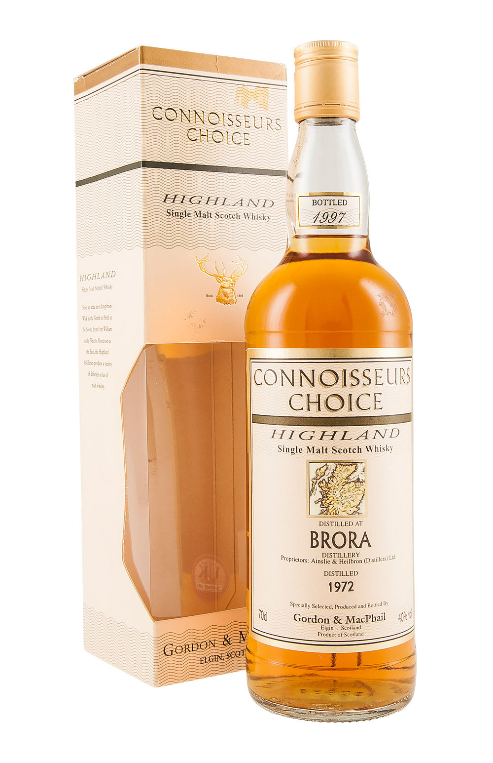Brora 25 Year Old Connoisseurs Choice Gordon & MacPhail 1972