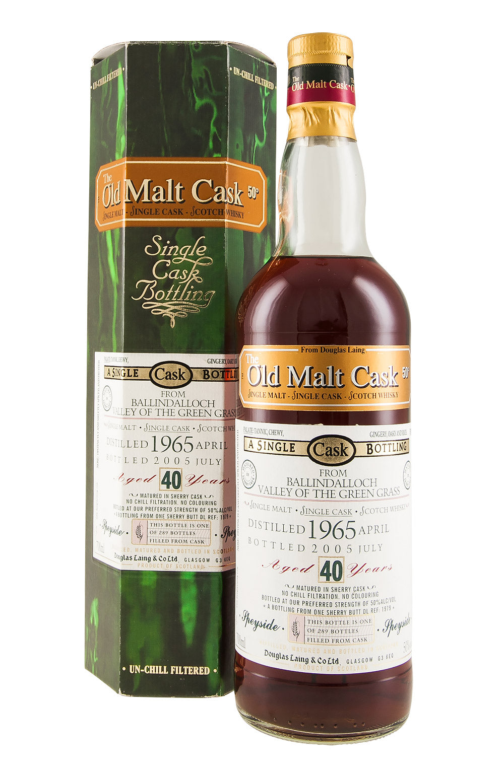 Ballindalloch 40 Year Old Old Malt Cask 1965