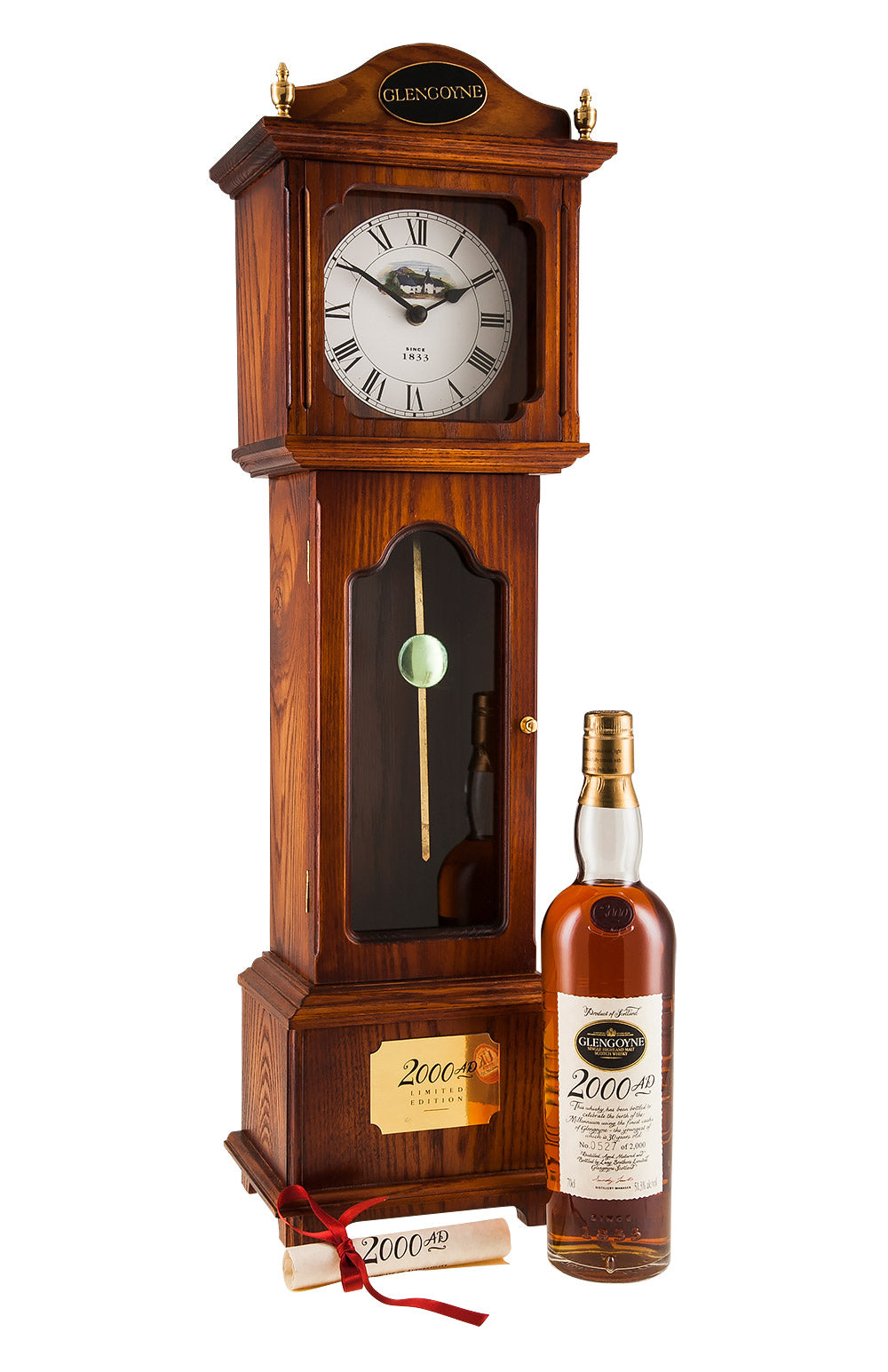 Glengoyne 30 Year Old Millennium Grandfather Clock