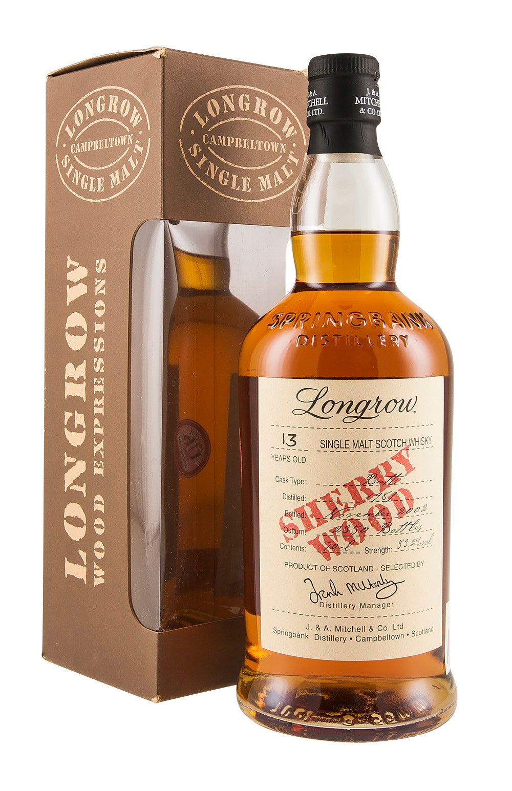 Longrow 13 Year Old Sherry Wood 1989