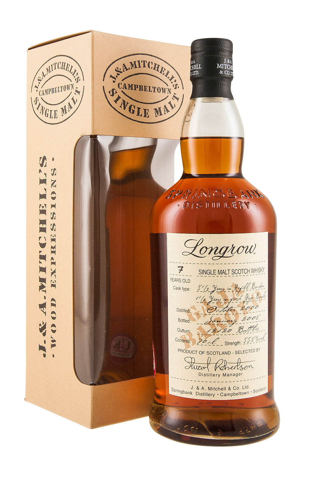 Longrow 7 Year Old Gaja Wood 2000