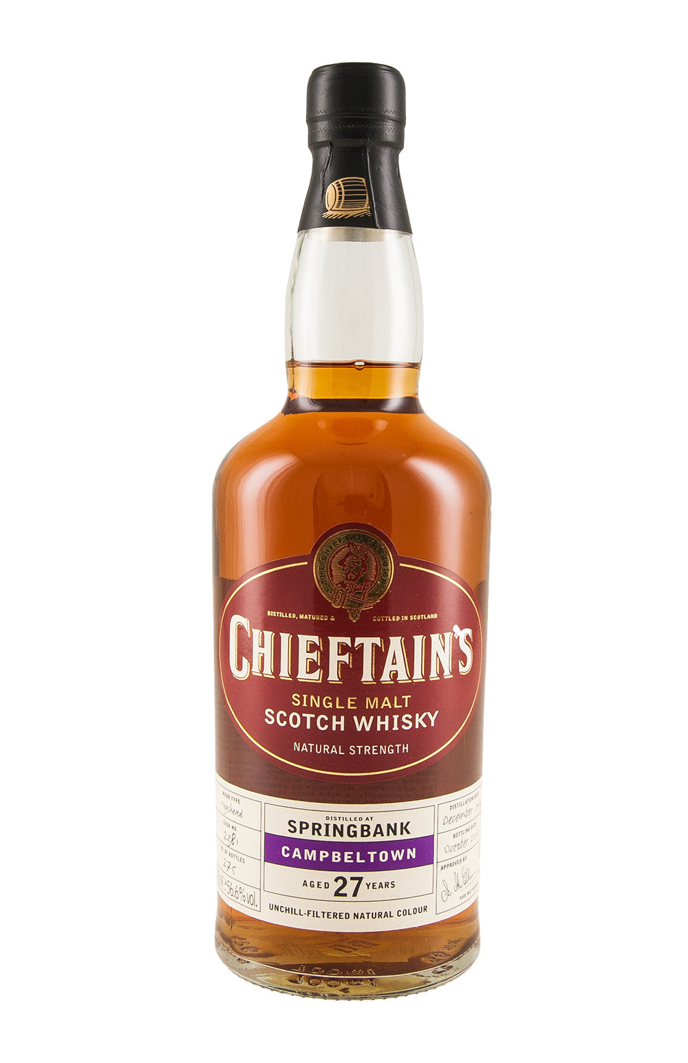 Springbank 27 Year Old Chieftains 1974