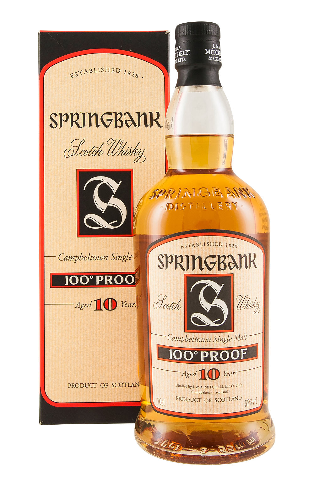 Springbank 10 Year Old 100 Proof c. Early 2000s