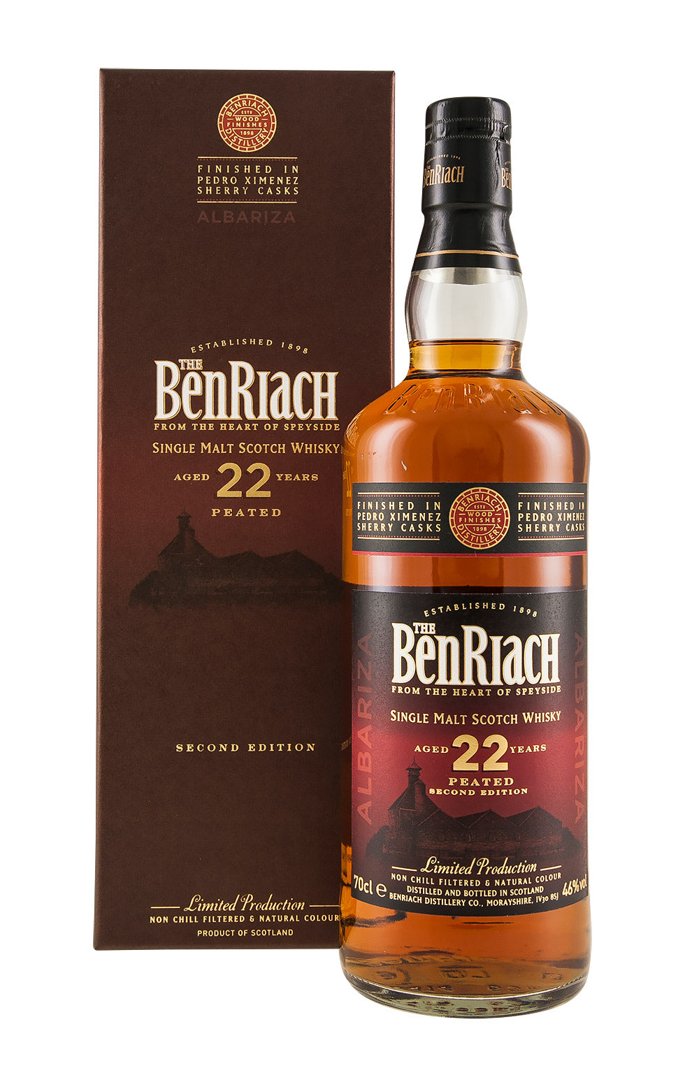 Benriach 22 Year Old Albariza Peated PX Finish