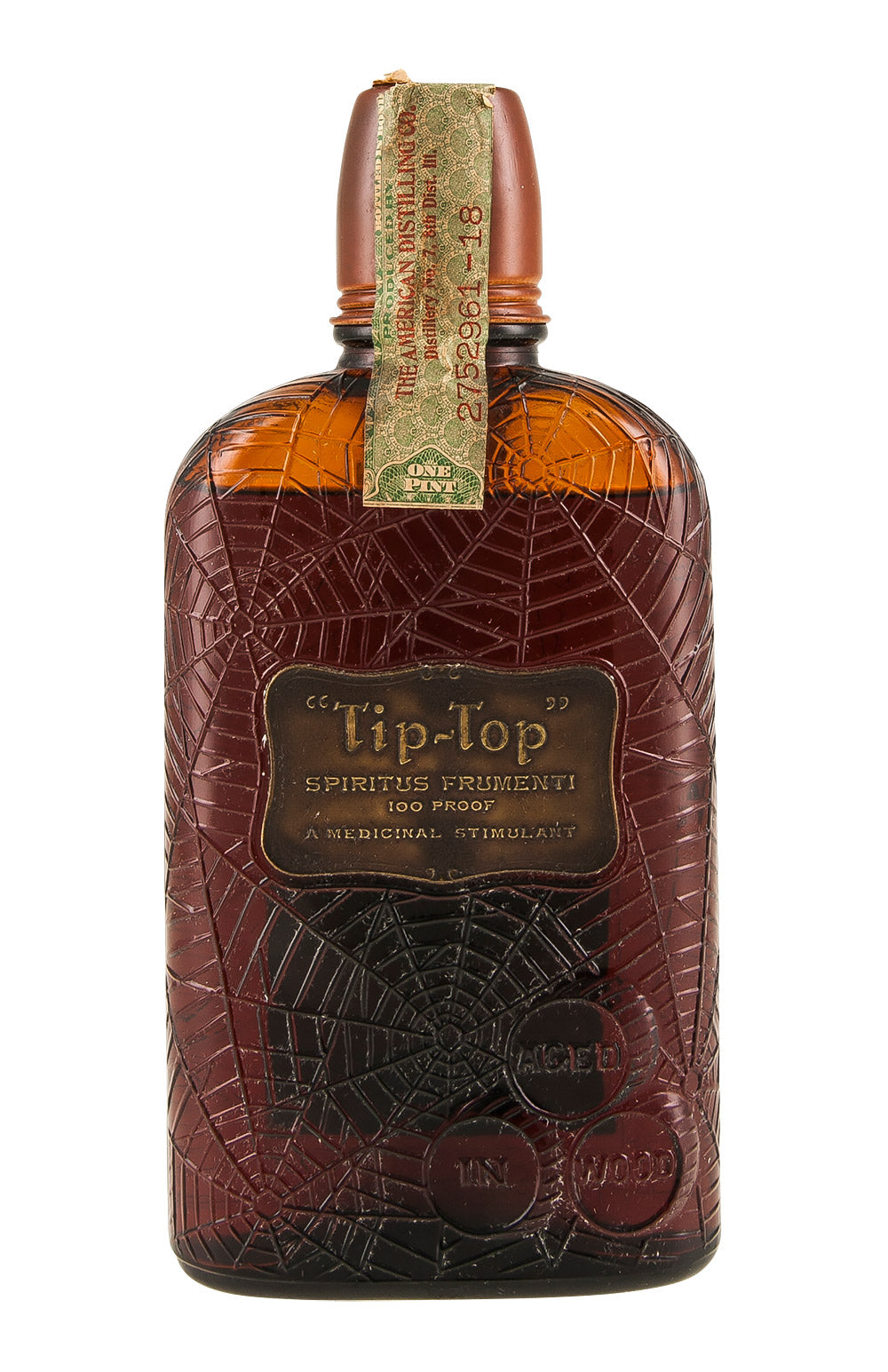 Tip Top Spiritus Frumenti 15 Year Old 1917