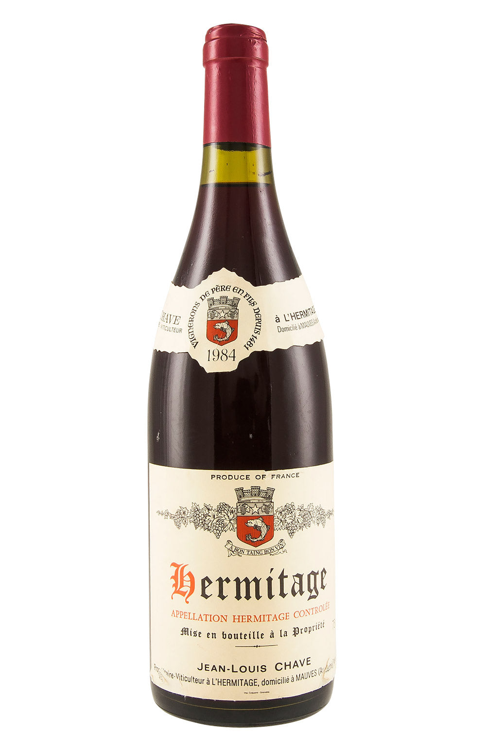 Hermitage Rouge Chave 1984
