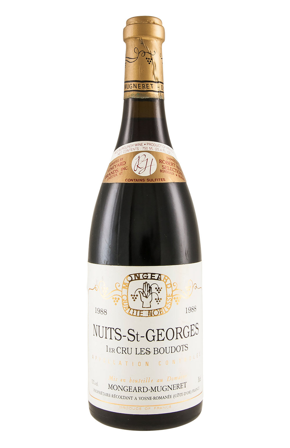 Nuits St Georges Boudots Mongeard Mugneret 1988
