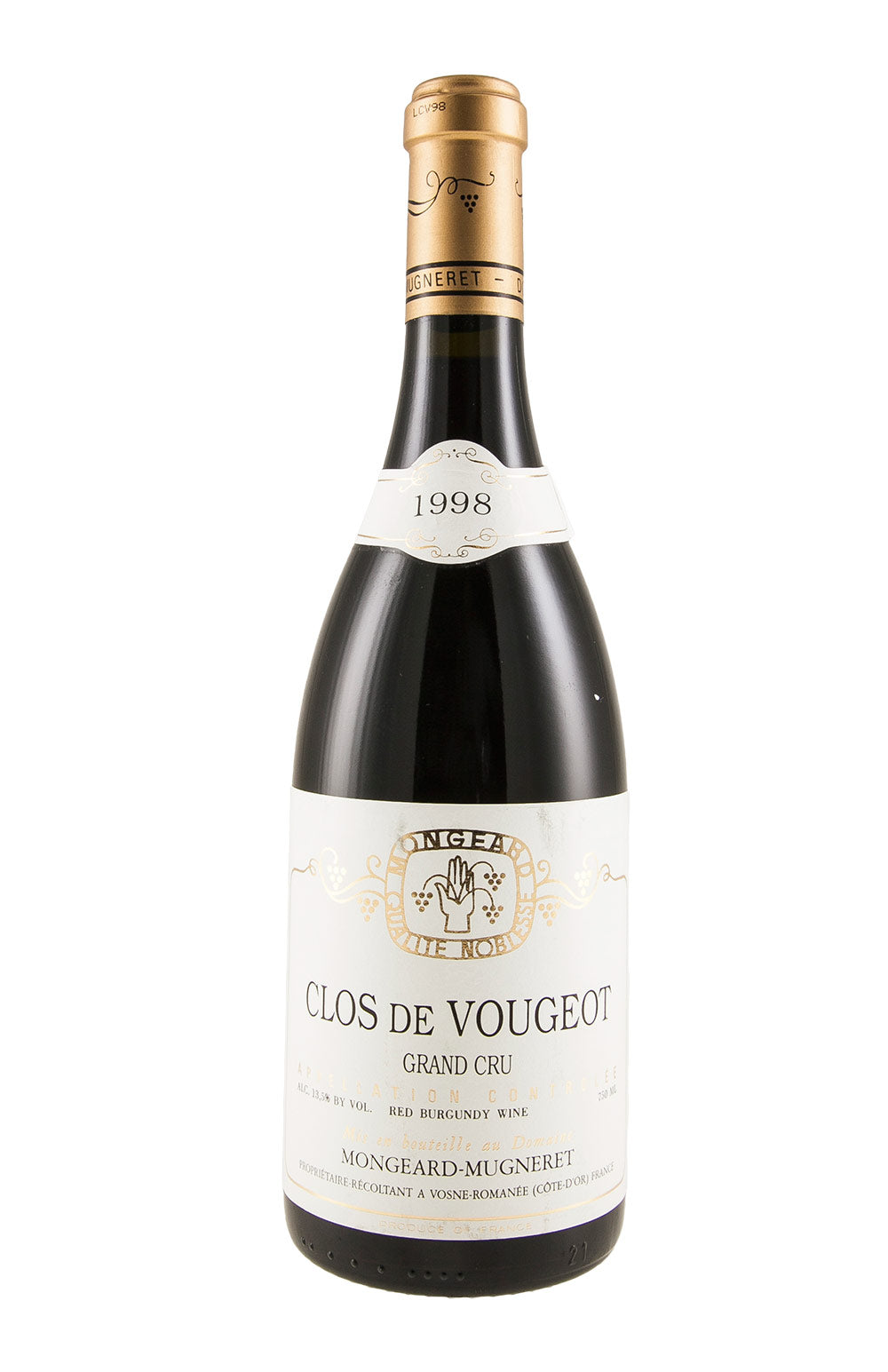 Clos de Vougeot Mongeard Mugneret 1998