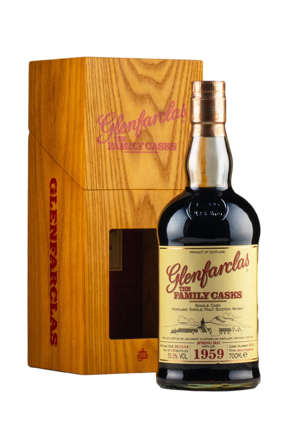 Glenfarclas 54 Year Old Family Cask 3226 1959