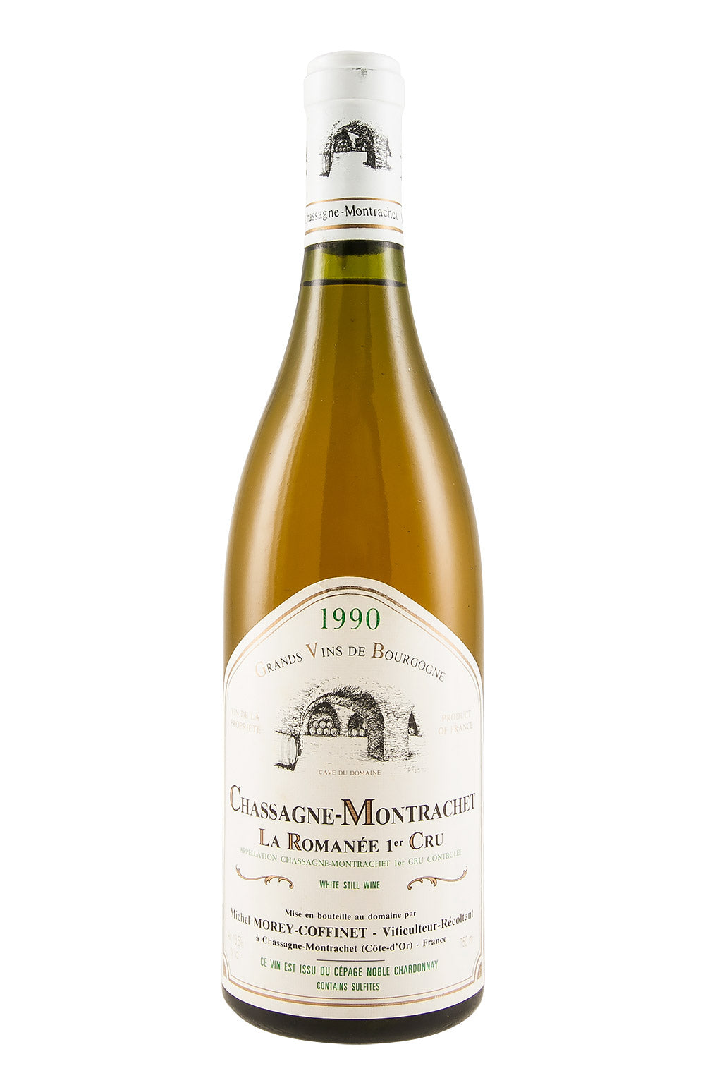 Chassagne Montrachet La Romanee Morey Coffinet 1990