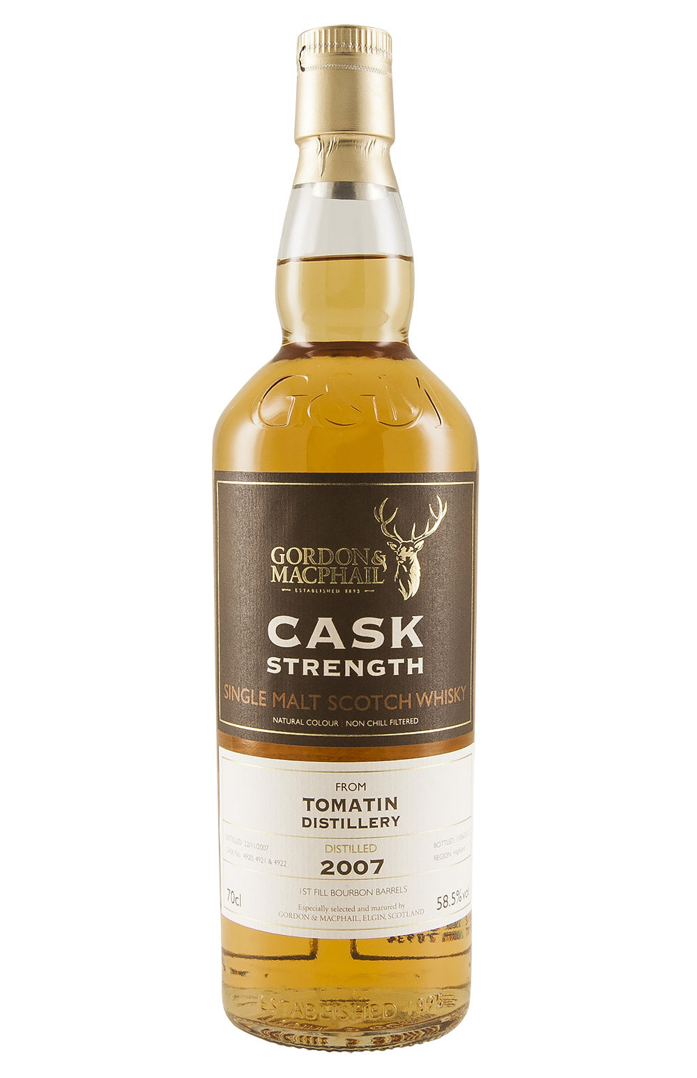 Tomatin G&M Cask Strength 2007