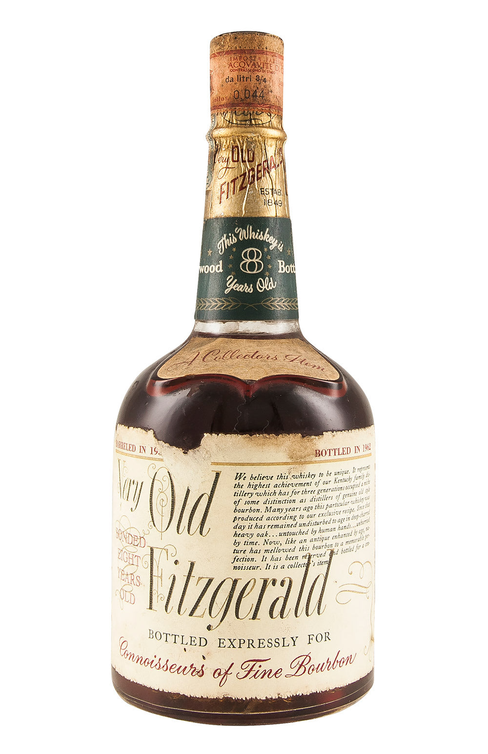 Very Old Fitzgerald 8 Year Old 1954