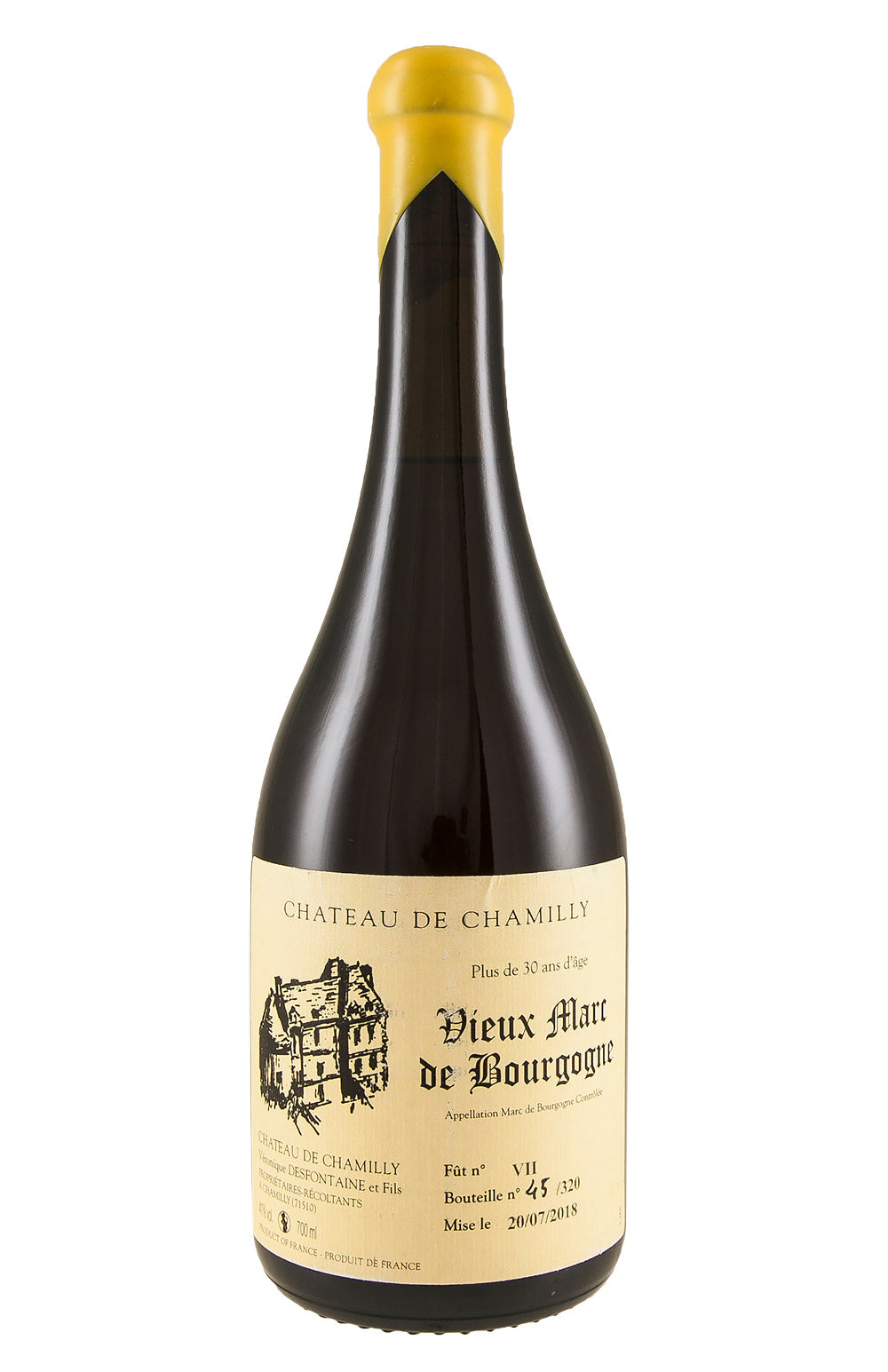 Vieux Marc de Bourgogne Chateau de Chamilly