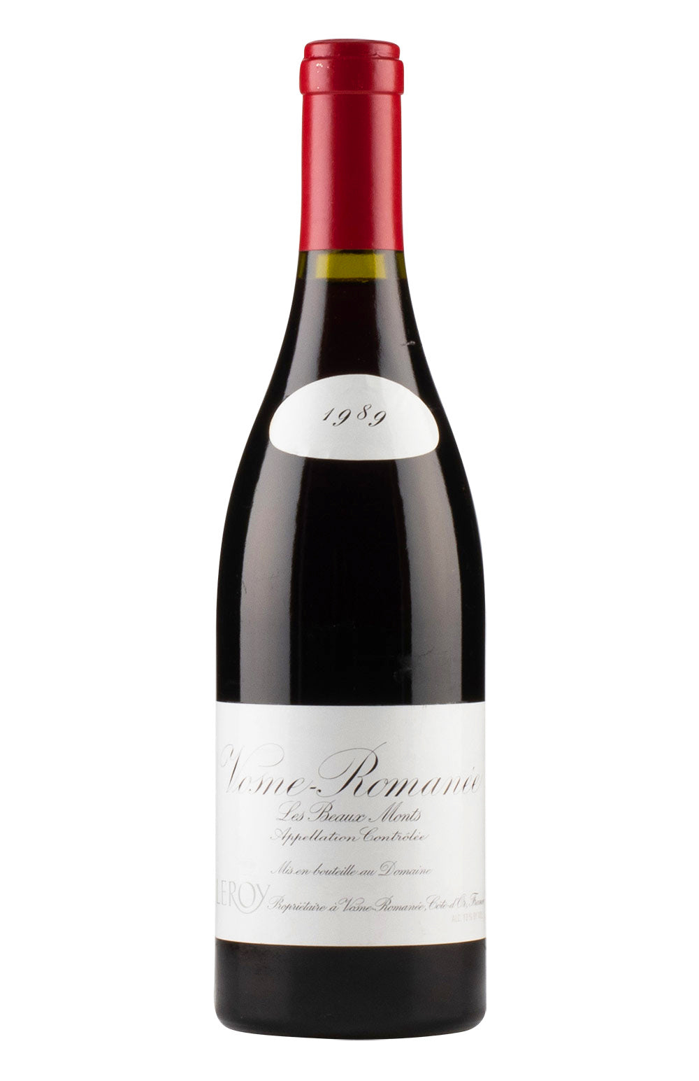Vosne Romanee Les Beaux Monts Domaine Leroy 1989