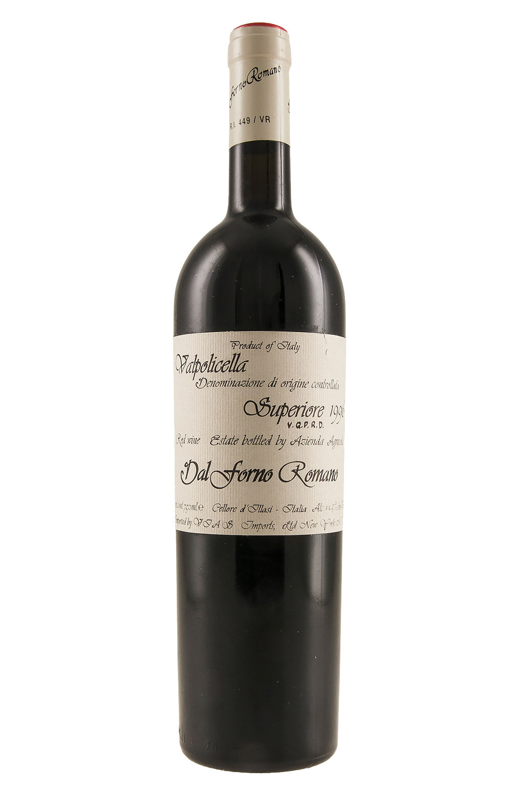Valpolicella Superiore Dal Forno (Damaged Label) 1996