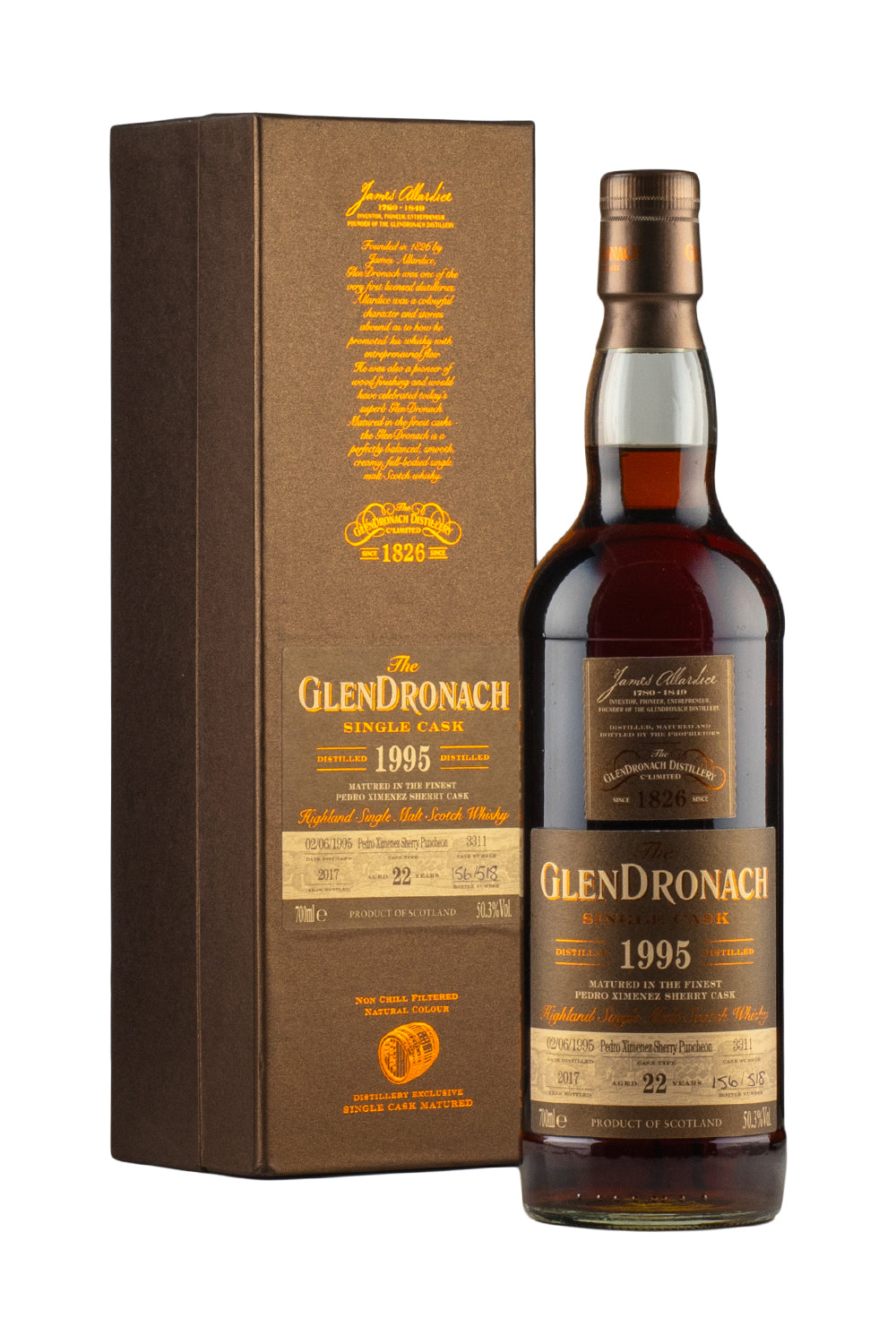 Glendronach 22 Year Old Cask 3311 Batch 16 1995
