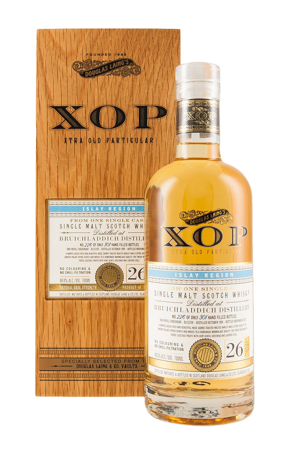 Bruichladdich 26 Year Old Xtra Old Particular 1991