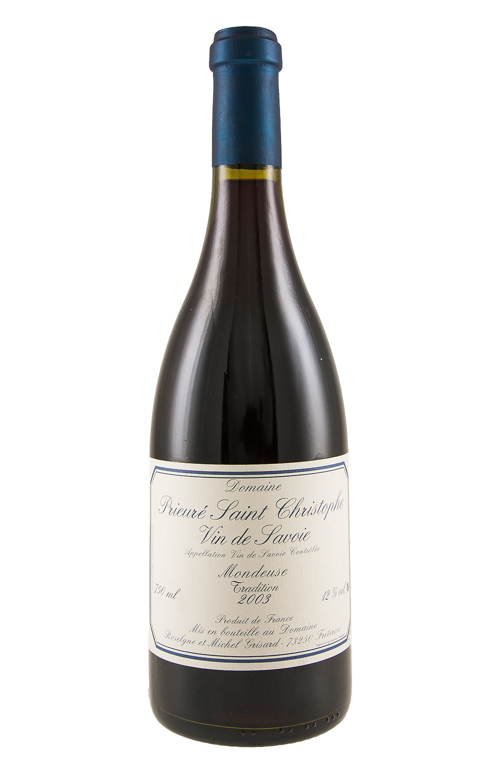 Mondeuse Tradition Prieure St Christophe 2003