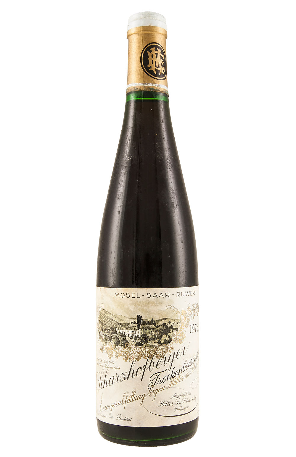 Egon Muller Scharzhofberger Riesling Trockenbeerenauslese 1976