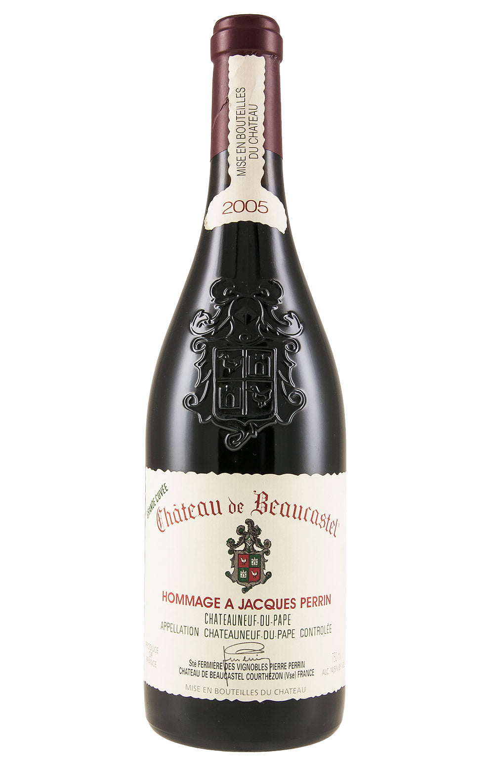 Chateauneuf du Pape Hommage a Jacques Perrin Beaucastel 2005