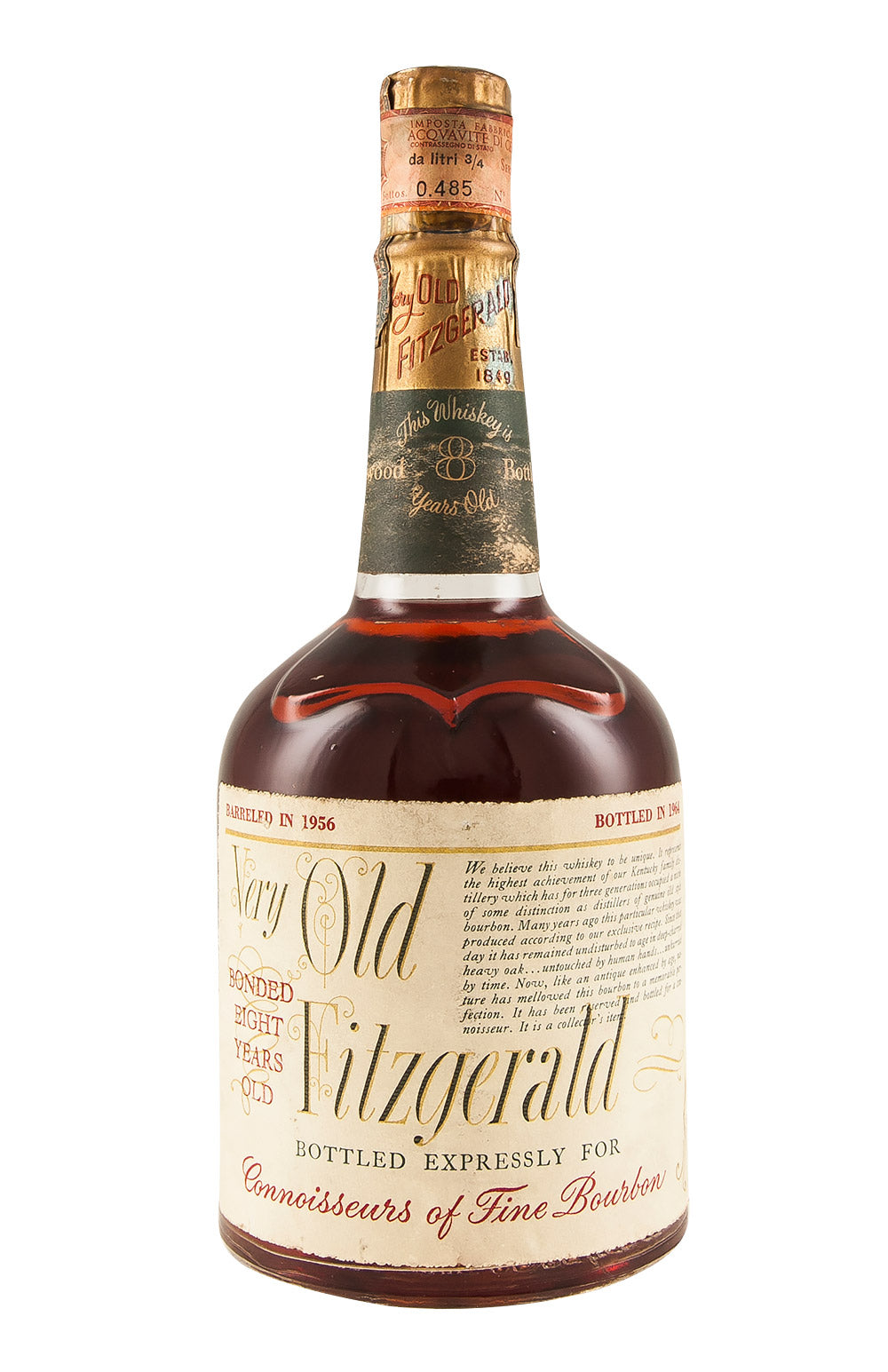 Very Old Fitzgerald 8 Year Old 1956