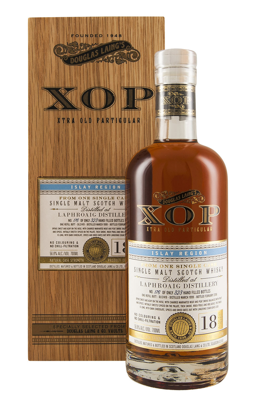 Laphroaig 18 Year Old Xtra Old Particular 1999