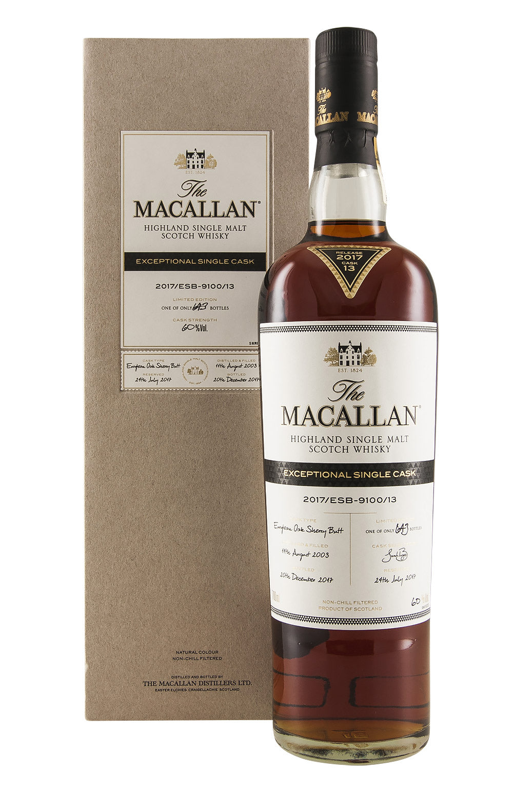 Macallan Exceptional Single Cask ESB-9100/13 (Bottled 2017) 2003