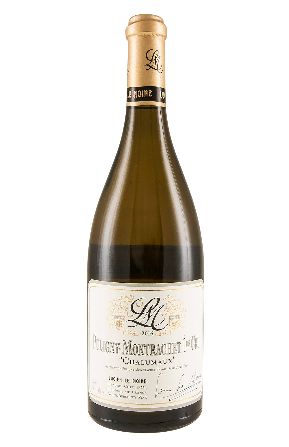 Puligny Montrachet Les Chalumeaux Lucien Le Moine 2016