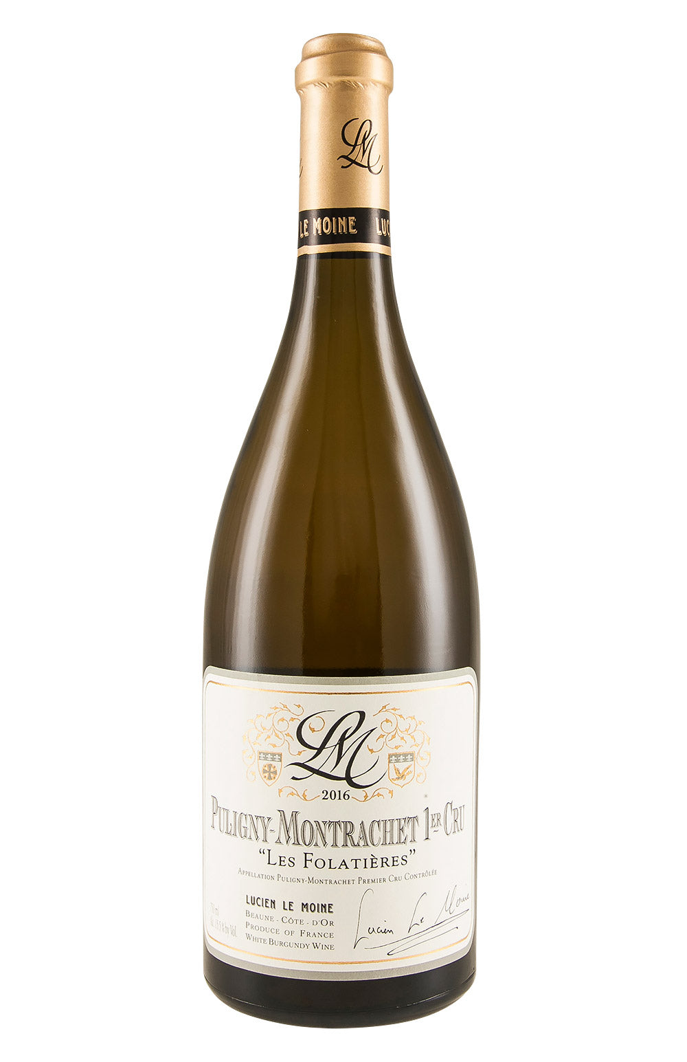 Puligny Montrachet Les Folatieres Lucien Le Moine 2016