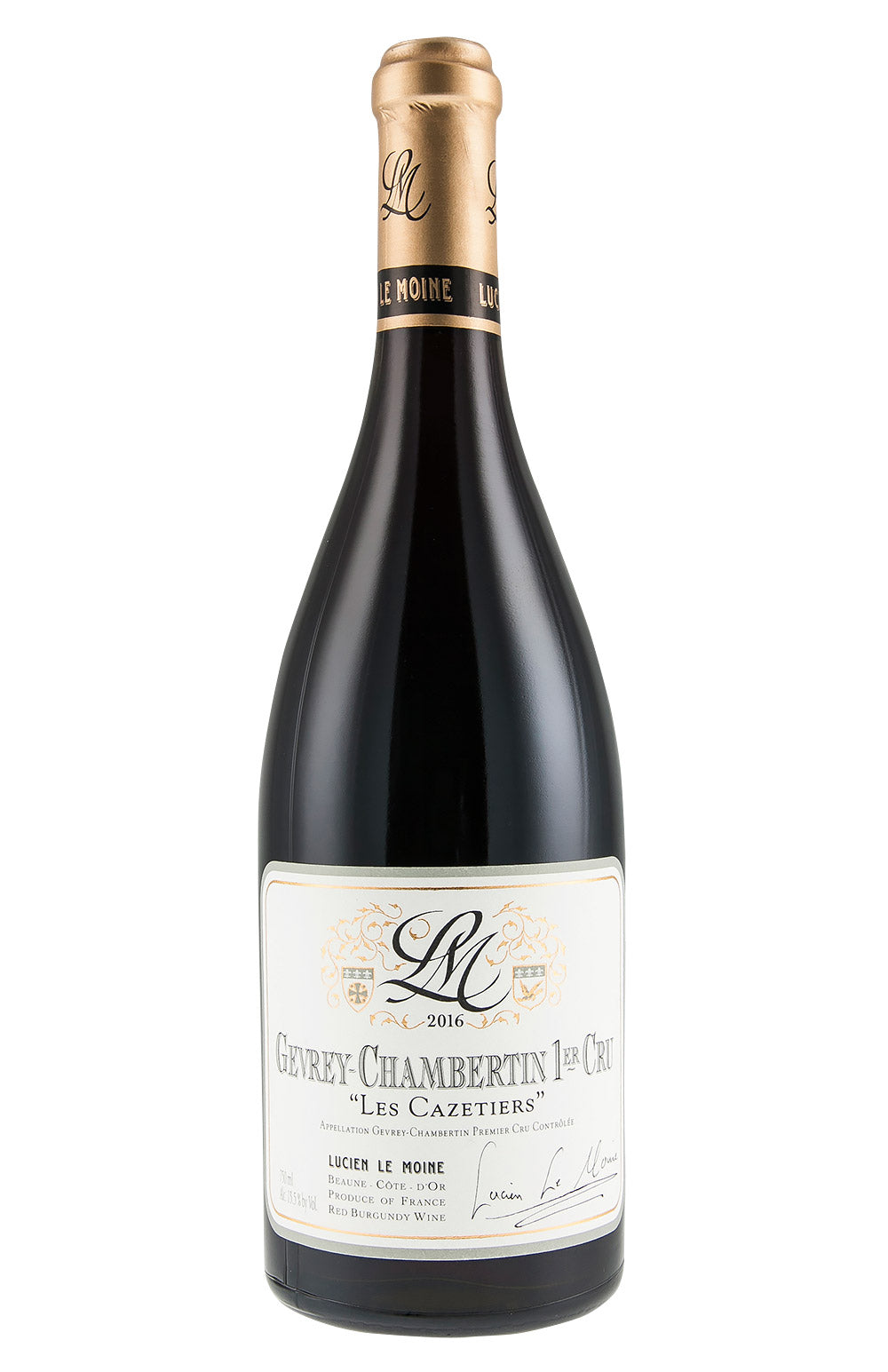 Gevrey Chambertin Les Cazetiers Lucien Le Moine 2016