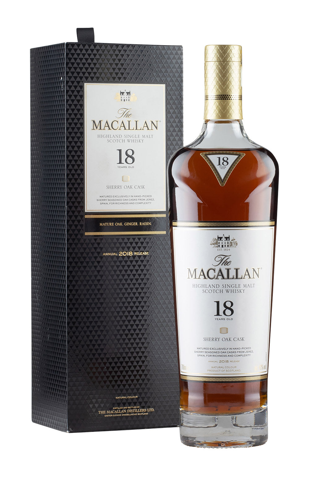 Macallan 18 Year Old Sherry Oak (2018 Release)