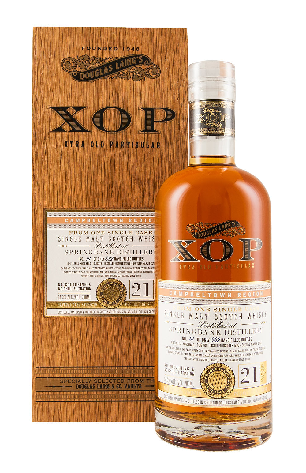 Springbank 21 Year Old Xtra Old Particular 1996