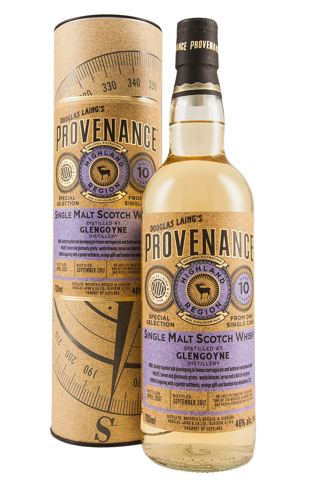 Glengoyne 10 Year Old Provenance 2007
