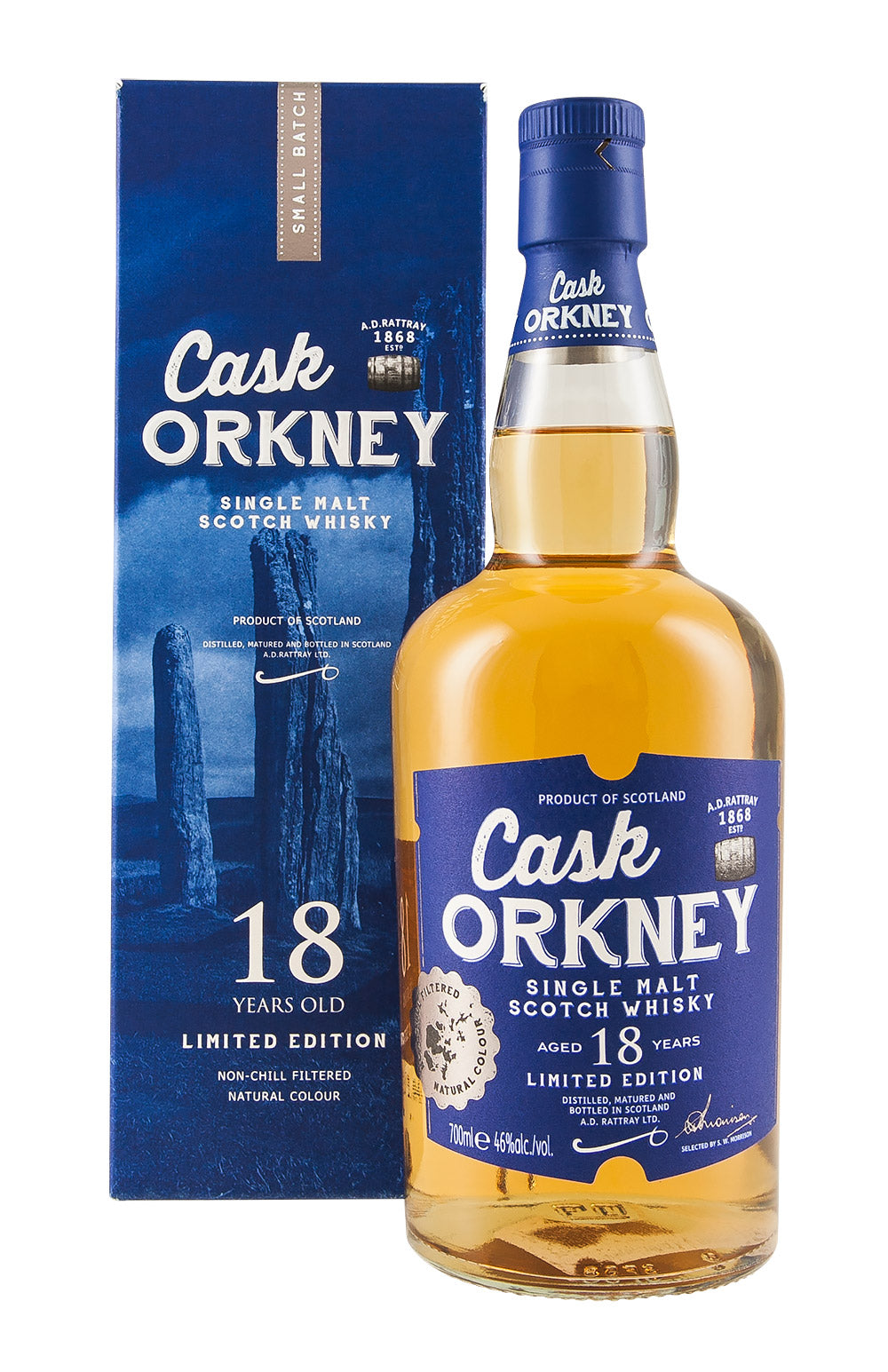 Cask Orkney 18 Year Old A D Rattray