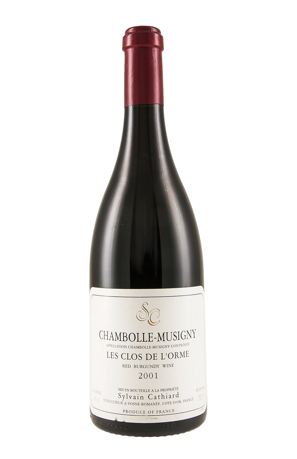 Chambolle Musigny Les Clos de L`Orme Sylvain Cathiard 2001