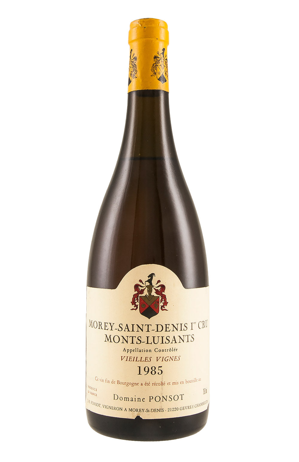 Morey St Denis Clos des Monts Luisants Domaine Ponsot 1985