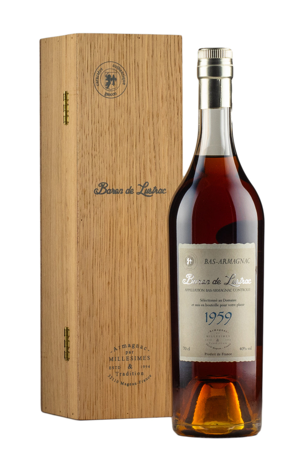 Baron de Lustrac Vintage Armagnac 1959