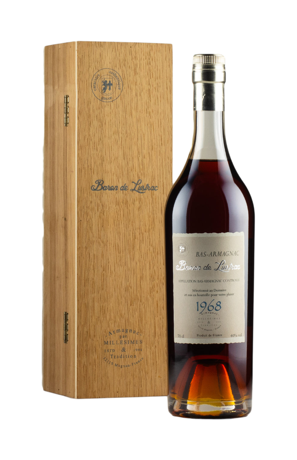 Baron de Lustrac Vintage Armagnac 1968