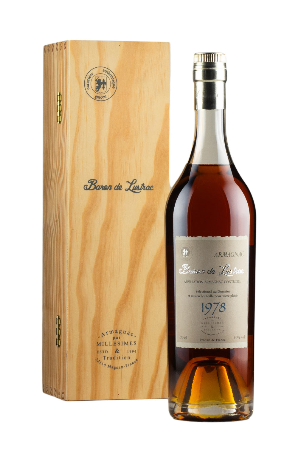 Baron de Lustrac Vintage Armagnac 1978