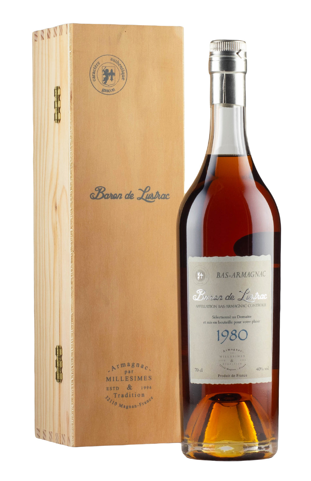 Baron de Lustrac Vintage Armagnac 1980