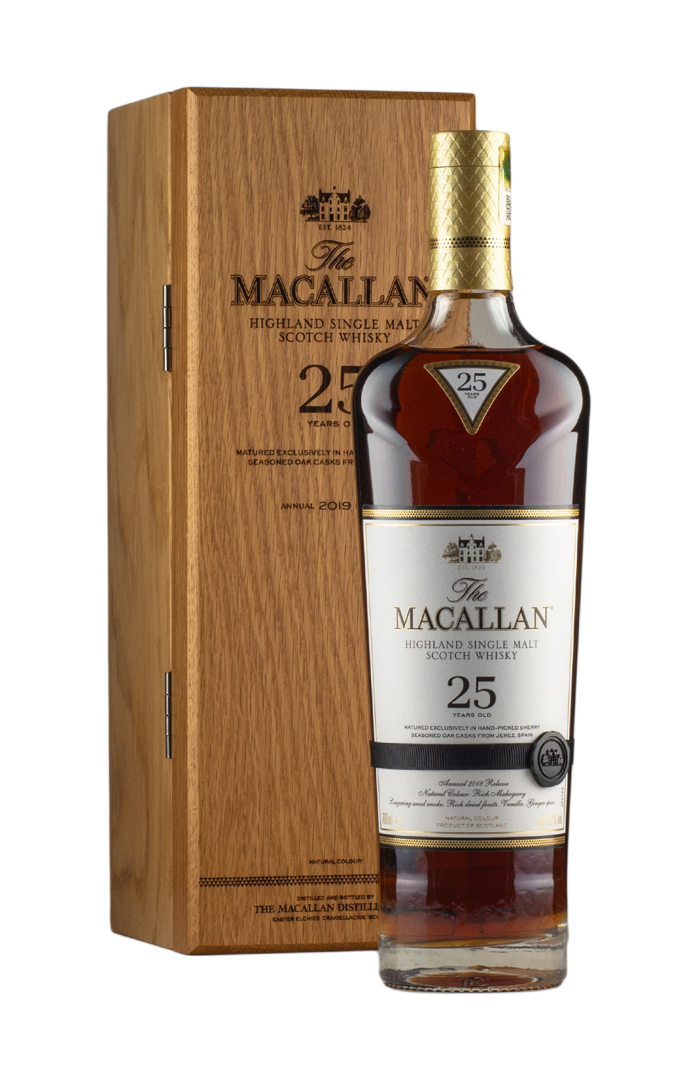 Macallan 25 Year Old Sherry Oak (2018 Release)