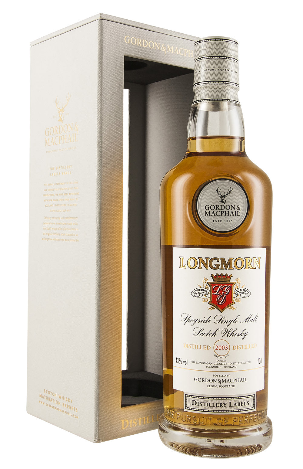 Longmorn G&M Distillery Labels 2003
