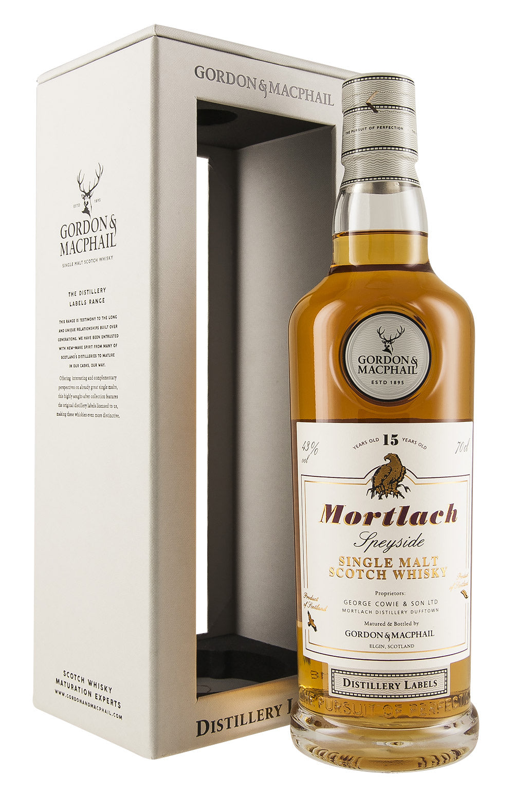 Mortlach 15 Year Old Distillery Labels Gordon & MacPhail