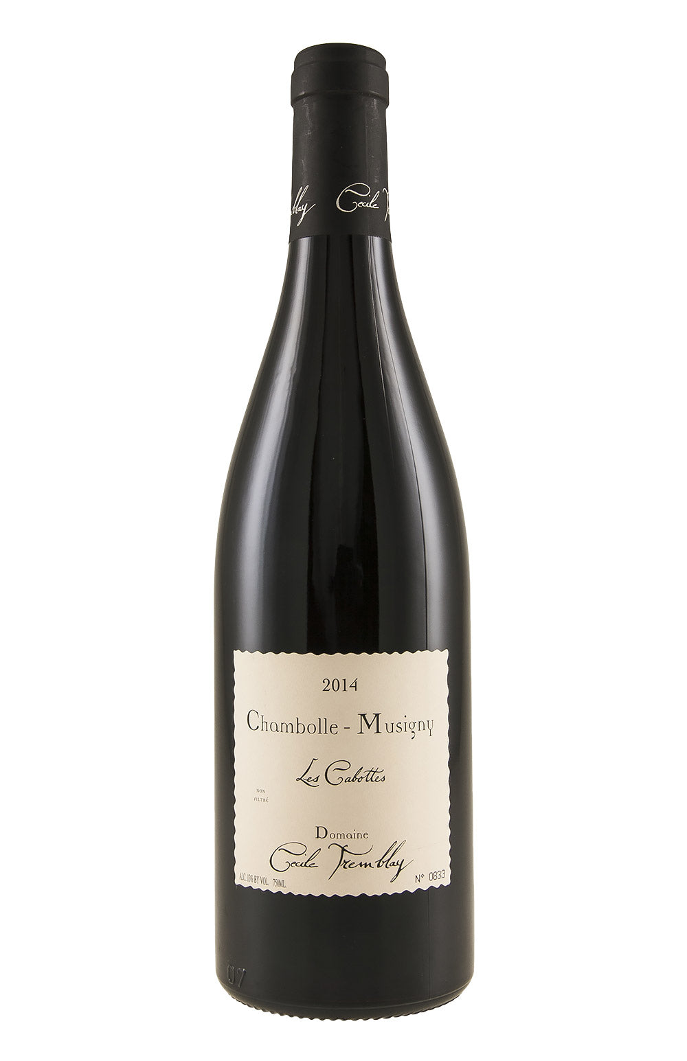 Chambolle Musigny Les Cabottes Cecile Tremblay 2014