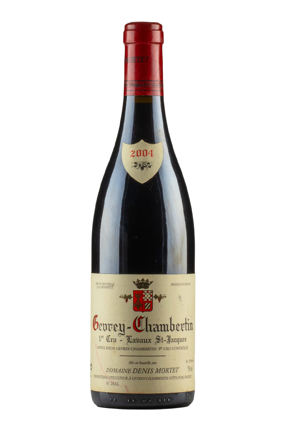 Gevrey Chambertin Lavaux St Jacques Denis Mortet 2004