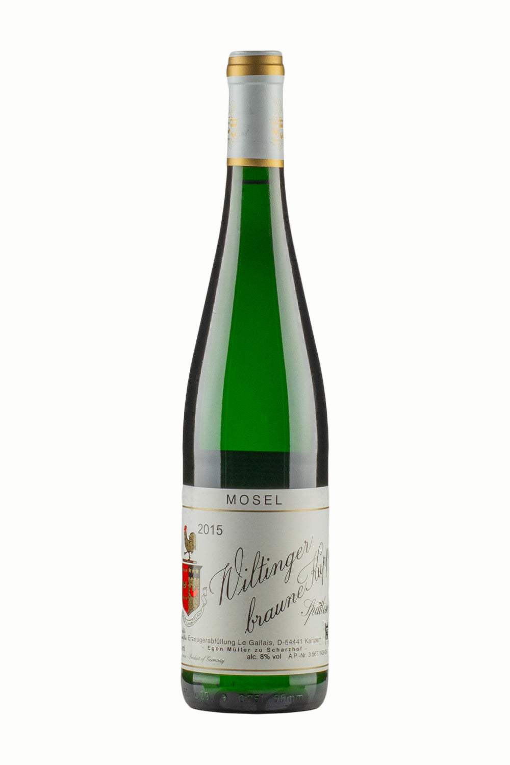 Egon Muller Wiltinger Braune Kupp Riesling Spatlese 2015