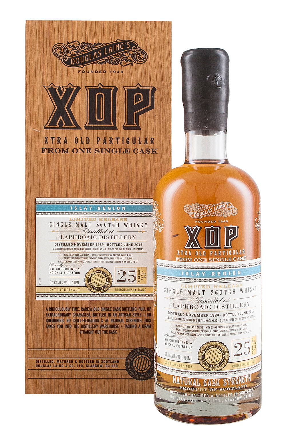 Laphroaig 25 Year Old Xtra Old Particular 1989