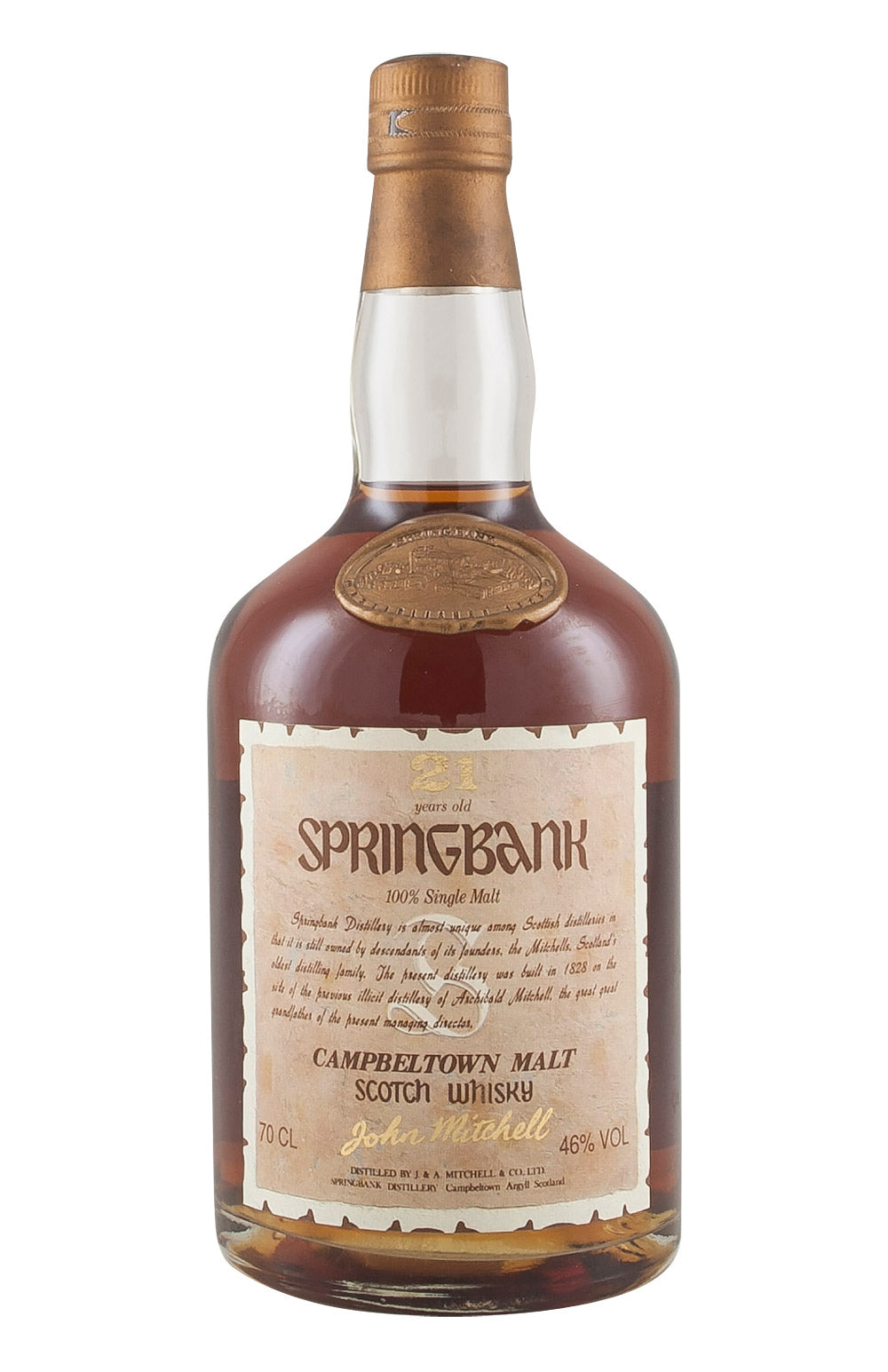 Springbank 21 Year Old c. 1980s