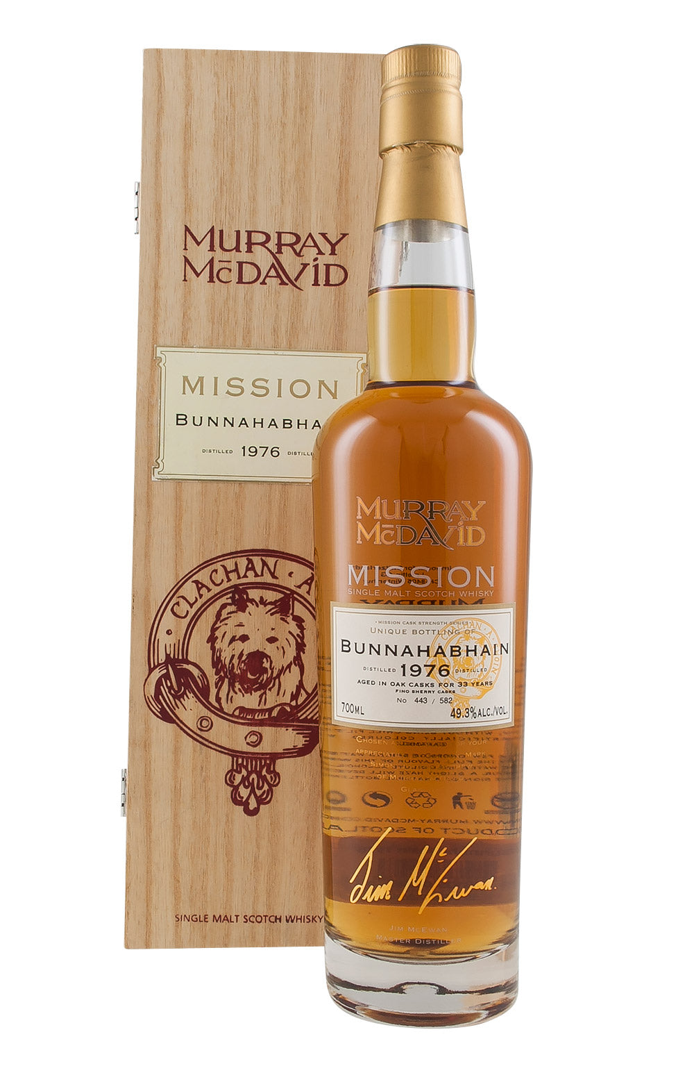 Bunnahabhain 33 Year Old Mission Murray McDavid 1976